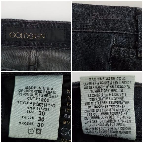 Goldsign Passion Bootcut Denim Jeans - Picture 9 of 9
